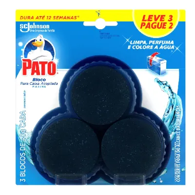 Desodorizador Sanitario Pato Bloco Caixa Acoplada Marine Leve 3 Pague 2un