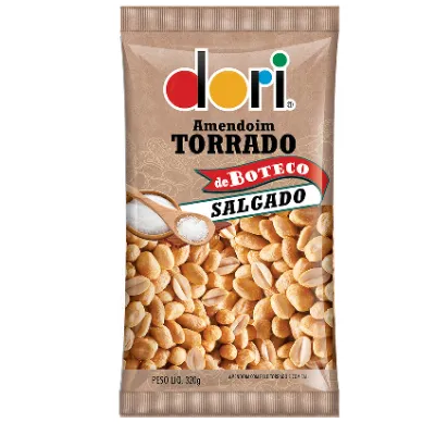 Amendoim Dori Torrado de Boteco Salgado 320g