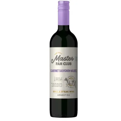 Vinho Argentino The Master Grill Cabernet Suvignon Malbec Tinto Seco 750ml