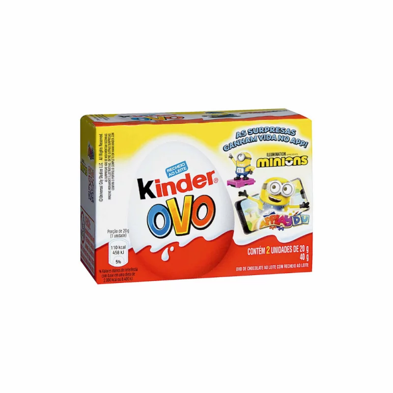 Kinder Ovo Minions com 2 40g