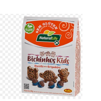 Biscoito Kodilar Naturallife Bichinho Brigadeiro 80g