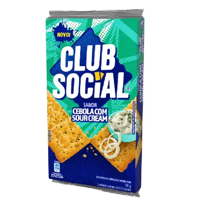 Biscoito Club Social Cebola com Sour Cream 141g