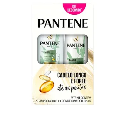 Kit Pantene Shampoo 400ml + Condicionador Bambu 175ml
