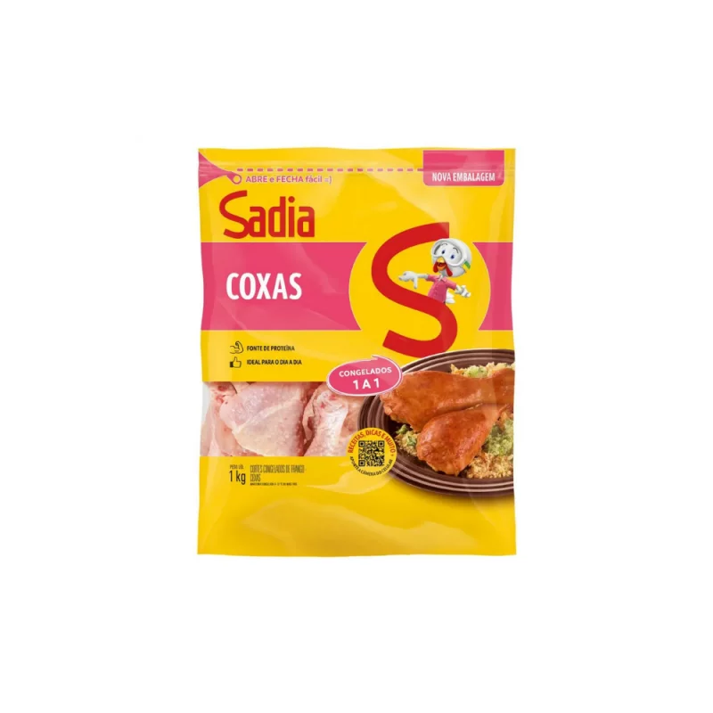 Coxa de Frango Sadia Congelada Pacote 1kg