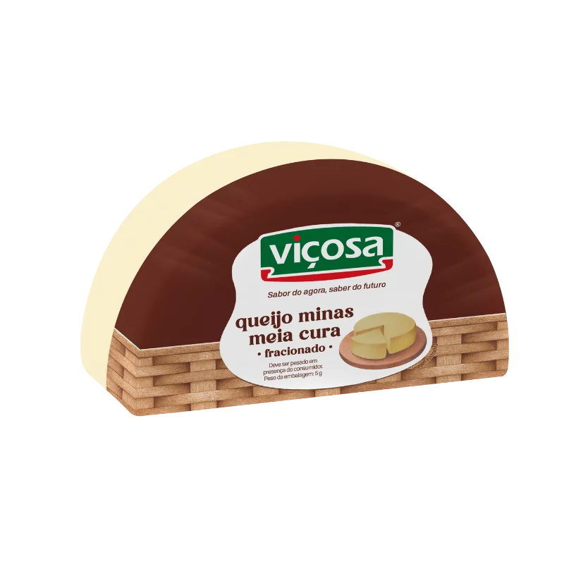 Queijo Vicosa Meia Cura Fracionado Kg