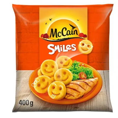 Batata Mc Cain Pre Frita Smiles Congelada 400g