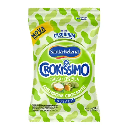 Amendoim Santa Helena Crokissimo Salsa e Cebola 150g