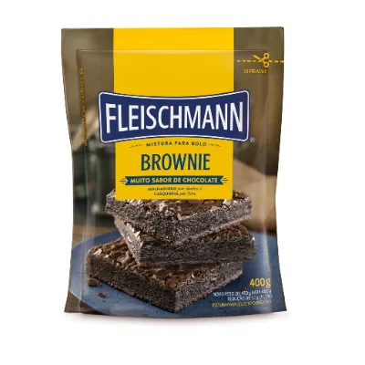 Mistura para Bolo Fleischmann Brownie 400g