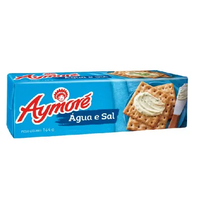 Biscoito Aymore Agua e Sal 164g