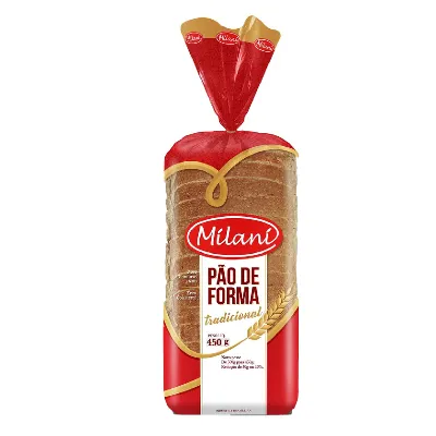 Pao de Forma Milani 450g