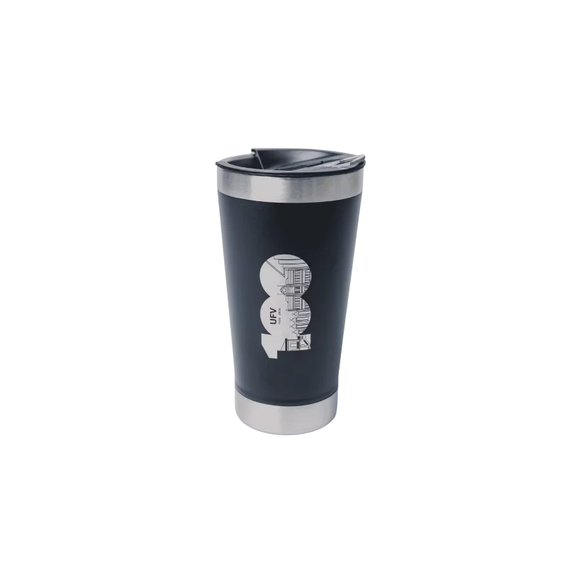 Copo Termico Grife Ufv Texturizado com Abridor 500ml 