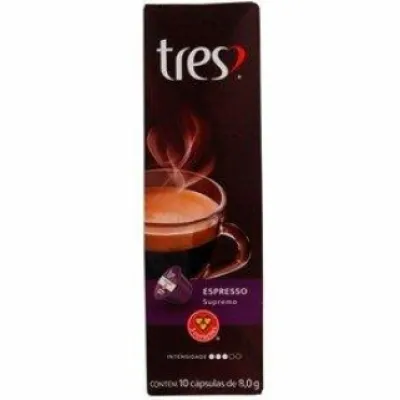 Capsula Tres Coracoes Espresso Supremo 80g