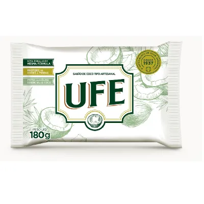 Sabao Barra Ufe Coco 180g
