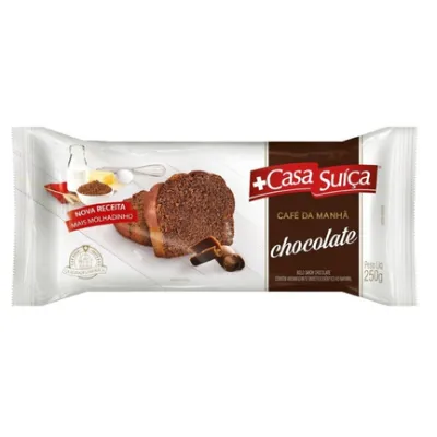 Bolo Casa Suica Chocolate 250g