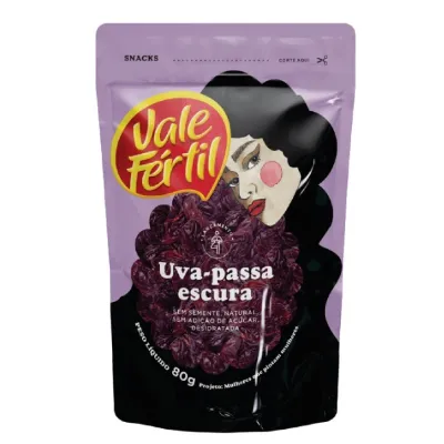 Uva Passa Escura Vale Fertil 80g