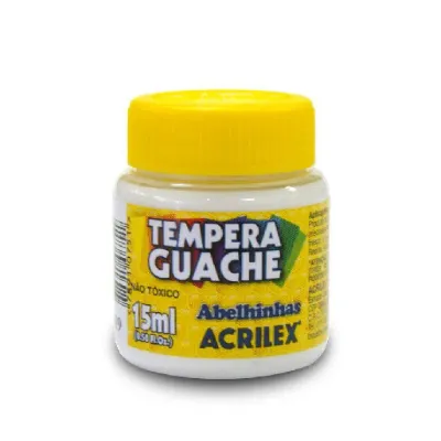 Tinta Guache Acrilex Branco 15ml