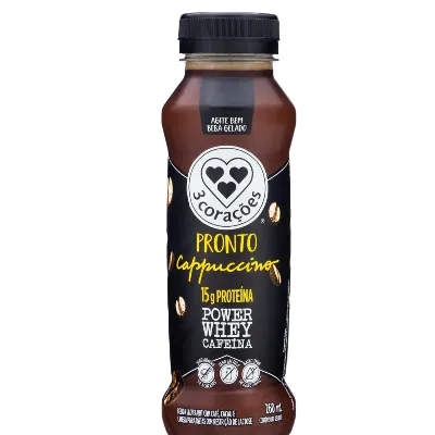 Bebida Tres Coracoes Power Whuey Cappuccino 260ml