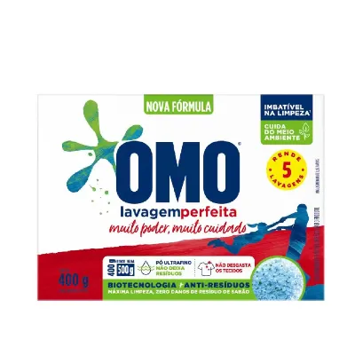 Sabao em Po Omo Lavagem Perfeita 400g