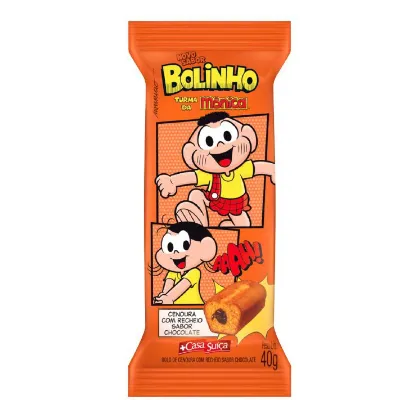 Bolinho Casa Suica Turma da Monica Cenoura Chocolate 40g