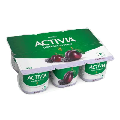 Leite Fermentado Danone Activia Ameixa 510g