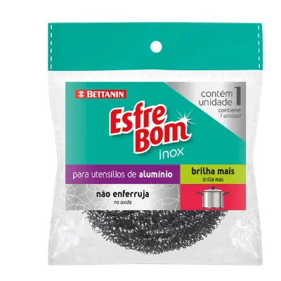 Esponja Bettanin Aco Inox 01un