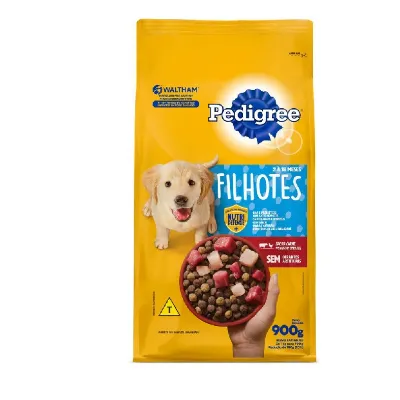 Racao Pedigree Dry Filhotes Carne e Cereais 900g