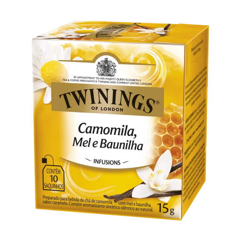 Cha Twinings Camomila com Mel e Baulinha 15g