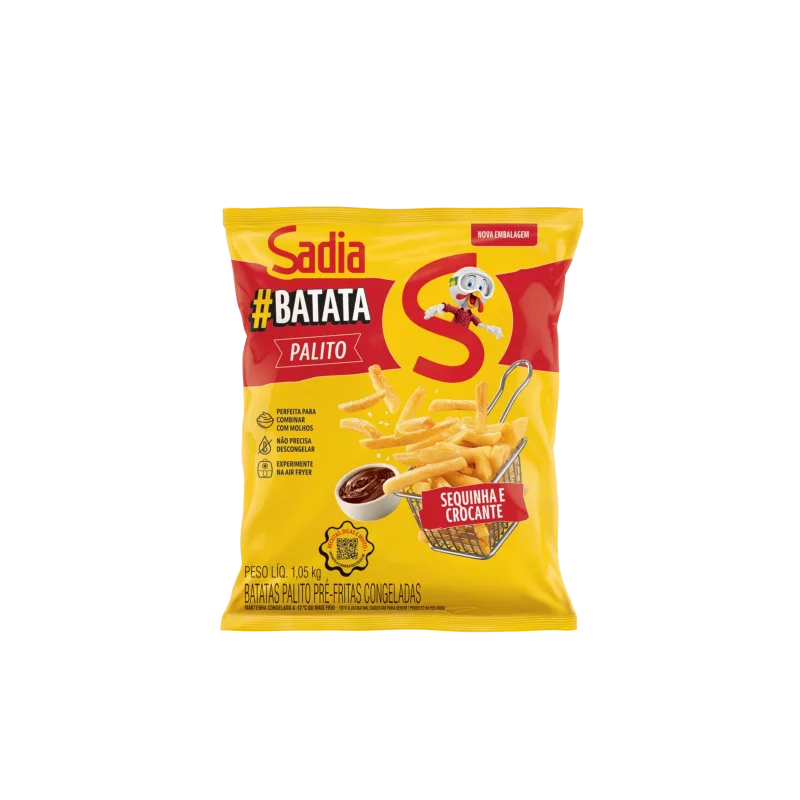 Batata Palito Sadia Pre Frita Congelada 1,05kg