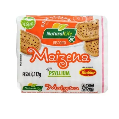 Biscoito Kodilar Naturallife Maizena 112g