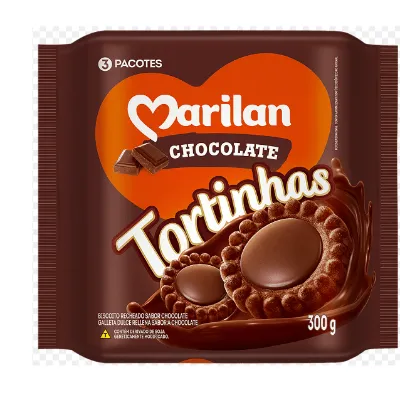 Biscoito Marilan Chocolate Tortinhas 300g