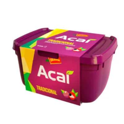 Sorvete Paletitas Acai Tradicional 1,3lt
