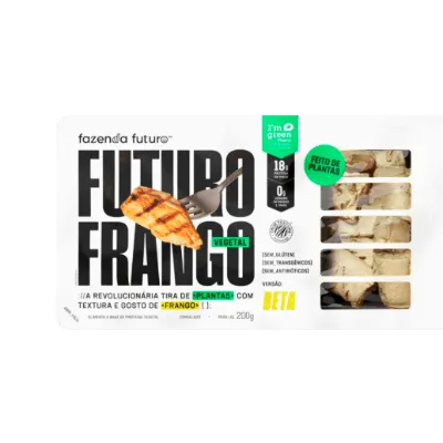 Frango Vegetal Tiras Fazenda do Futuro 200g