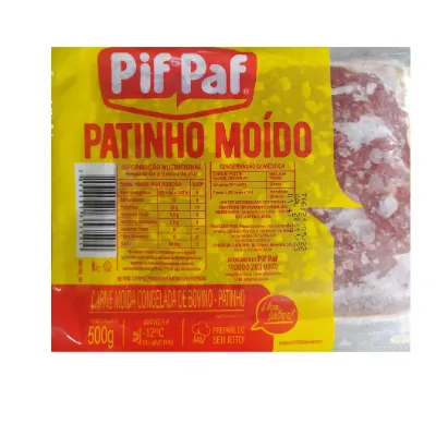 Carne Bovina Patinho Pif Paf Moido 500g