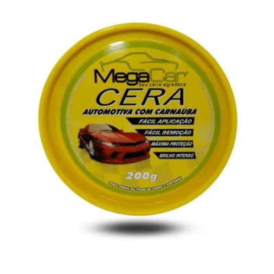Cera Megacar Automotiva com Carnauba 200g