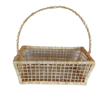 Cesta de Palha com Alca de Grande Un