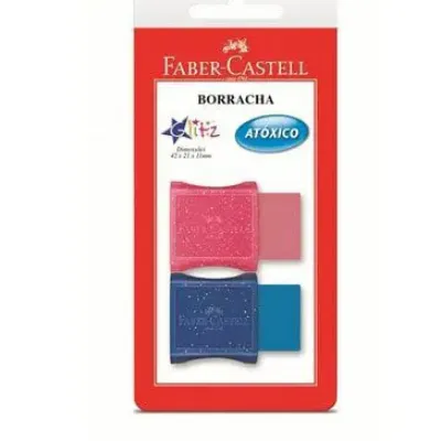 Borracha Faber Castell Max Glitz com 02un