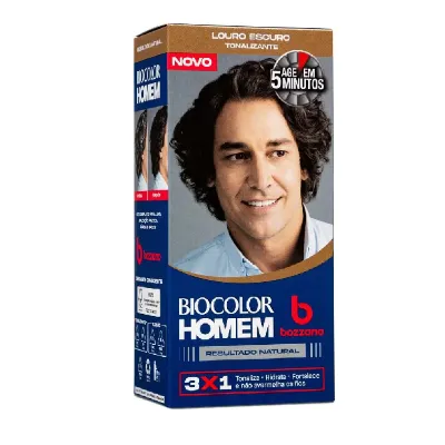 Color Biocolor Homem Bozzano Louro Escuro 30ml