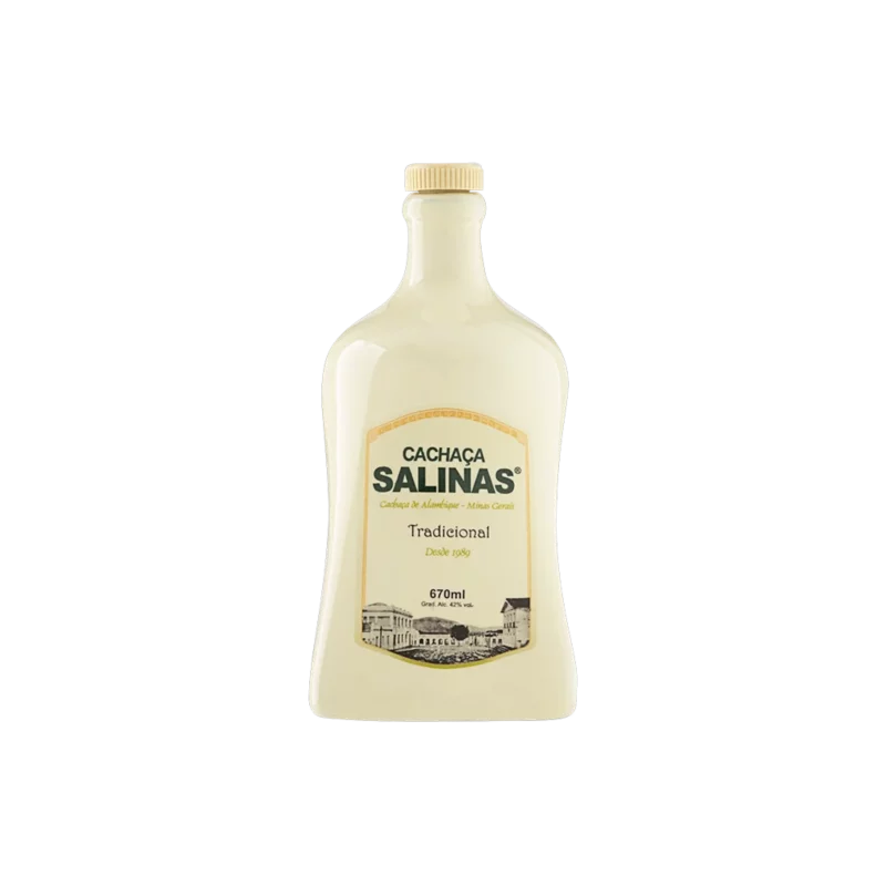 Aguardente Salinas Tradicional Ceramica 670ml