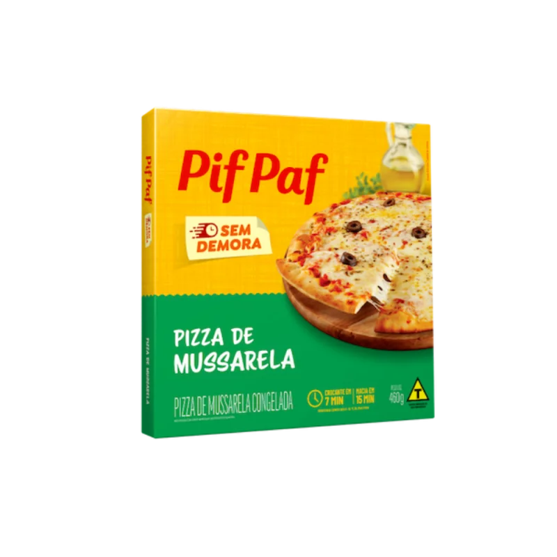 Pizza Pif Paf Mussarela 460g