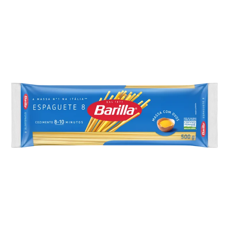 Macarrao Barilla Ovos Espaguete 8 500g