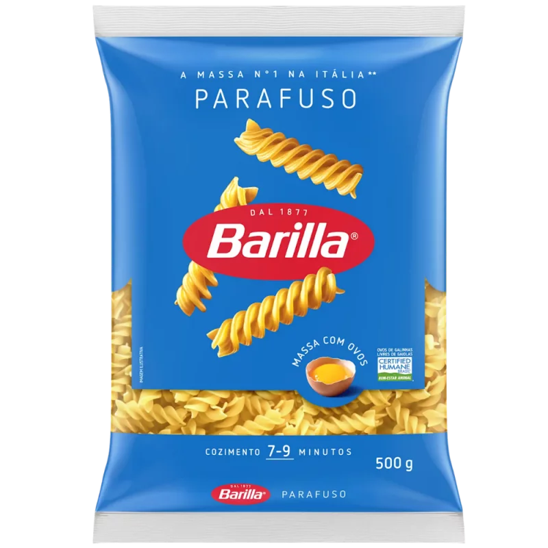 Macarrao Barilla Ovos Parafuso 500g