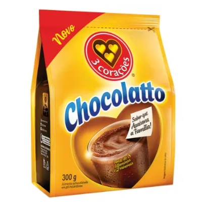 Achocolatado Tres Coracoes Achocolatto Sache 300g