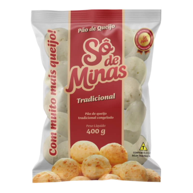 Pao de Queijo So de Minas Tradicional 400g