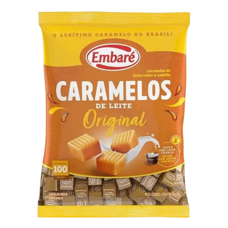 Bala Embare Caramelo Leite Original 660g