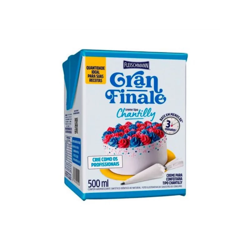 Creme de Leite Gran Finale Fleischamann Chantilly 500g