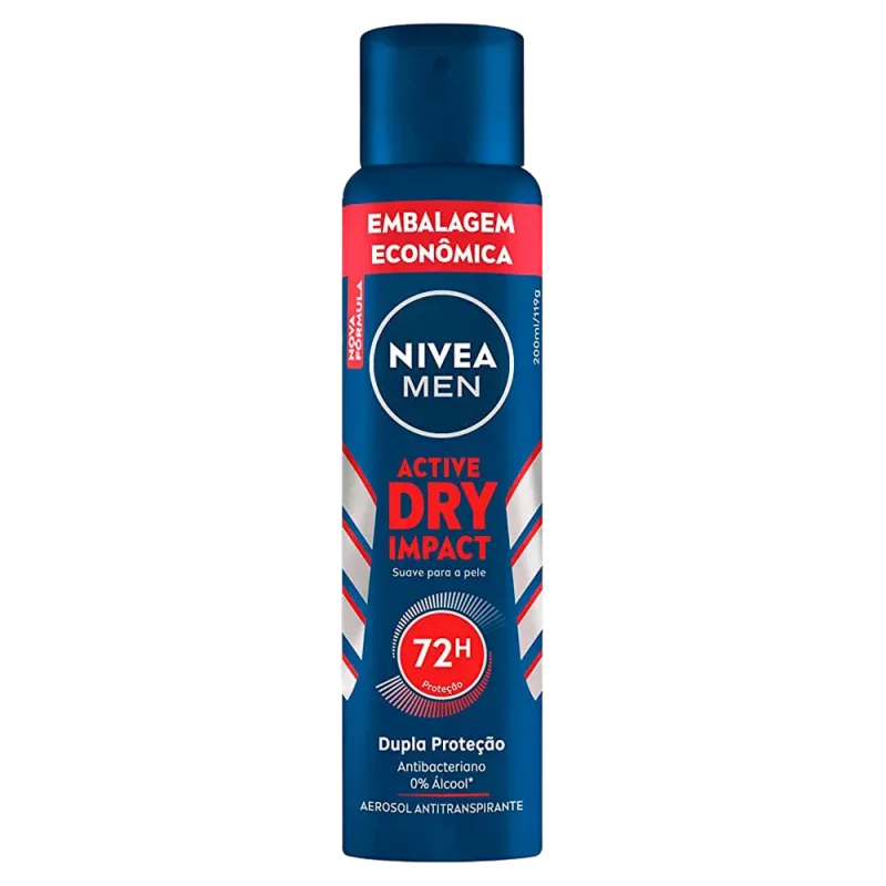 Desodorante Nivea Men Aerosol Active Dry Impact 200ml