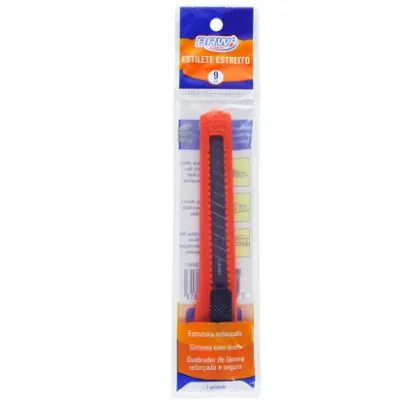 Estilete Estreito Cores Sortidas 9mm Ref.es0901