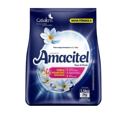Sabao em Po Amacitel Toque de Poesia 1,6kg