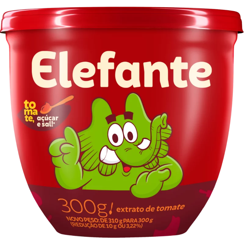 Extrato de Tomate Elefante Pote 300g