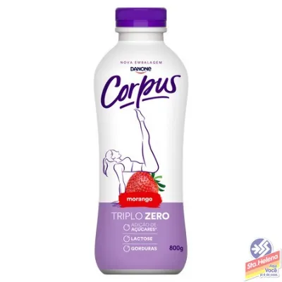 Iogurte Danone Corpus Liquido Morango 800g